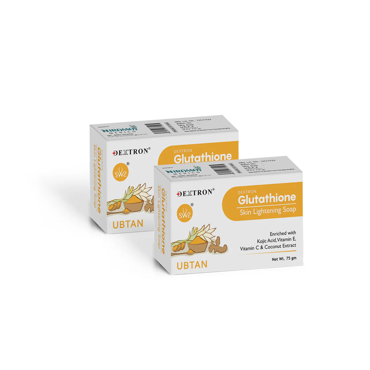 Glutathione Ubtan Soap 75Gm Pack Of 2