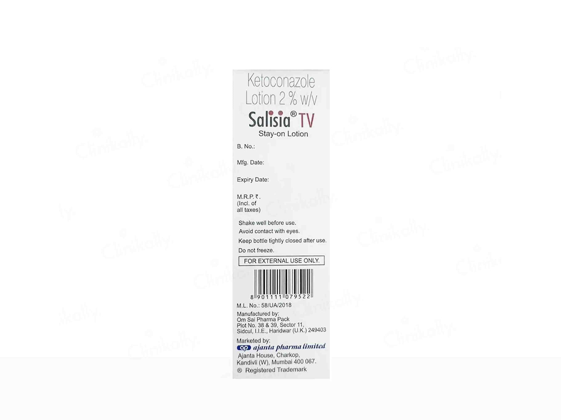 Salisia TV Stay on Lotion 50ml 2Unit