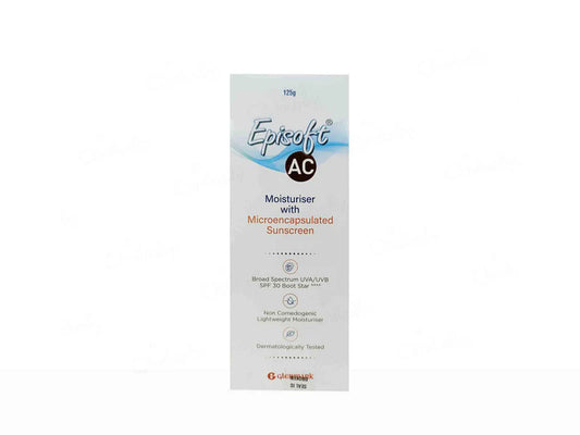 Glenmark Episoft AC Moisturiser with Sunscreen SPF 30 125g