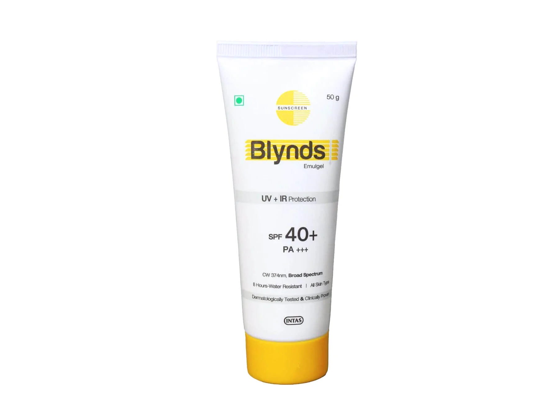 Intas Blynds Sunscreen Gel SPF 40 PA+++ 50 gm