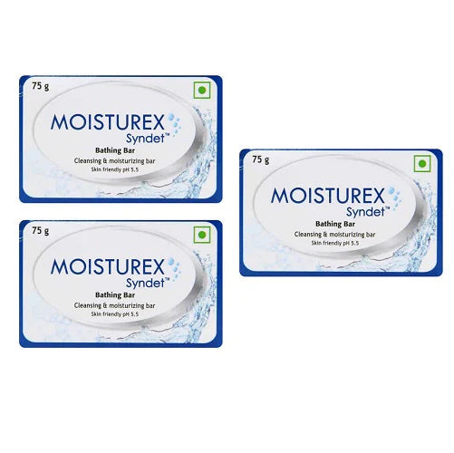 Sun pharma Moisturex Syndet Bathing Bar 5Gm (Pack Of 3)