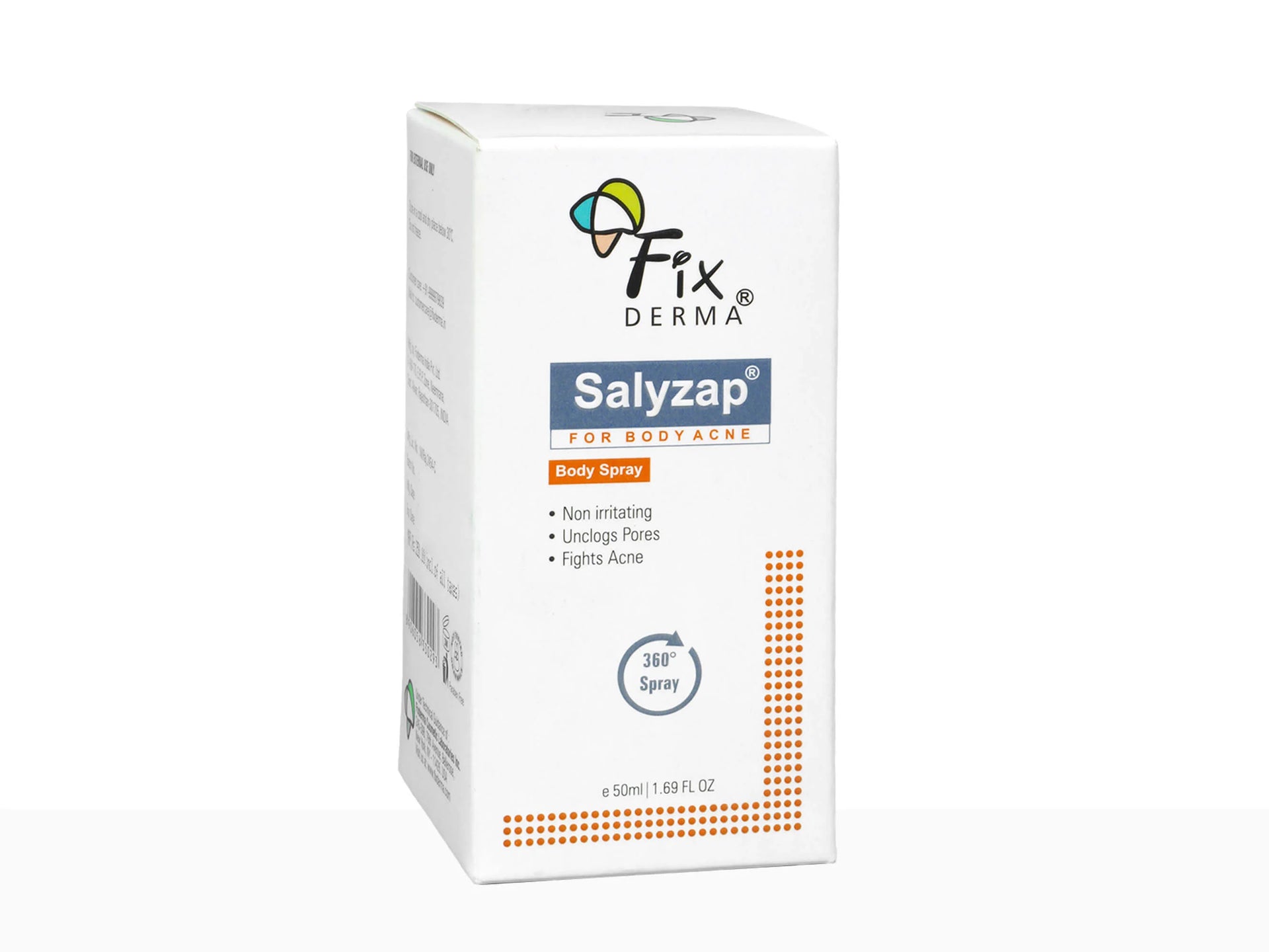 Fixderma Salyzap Body Spray 50Ml Pack Of 2