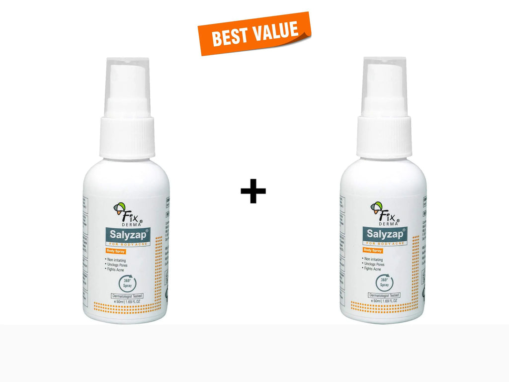 Fixderma Salyzap Body Spray 50Ml Pack Of 2