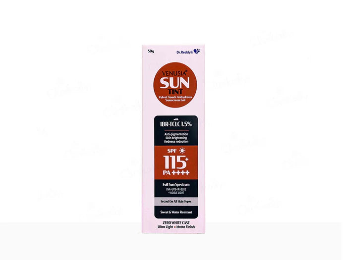 Venusia Sun Tint Velvet Touch Sunscreen Gel SPF 115+ PA++++ 50g