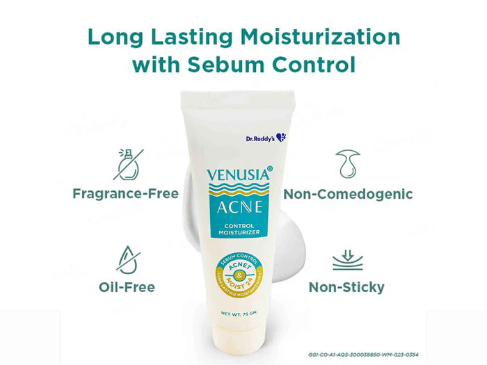 Venusia Acne Control Moisturizer 75Gm (Pack Of 2)