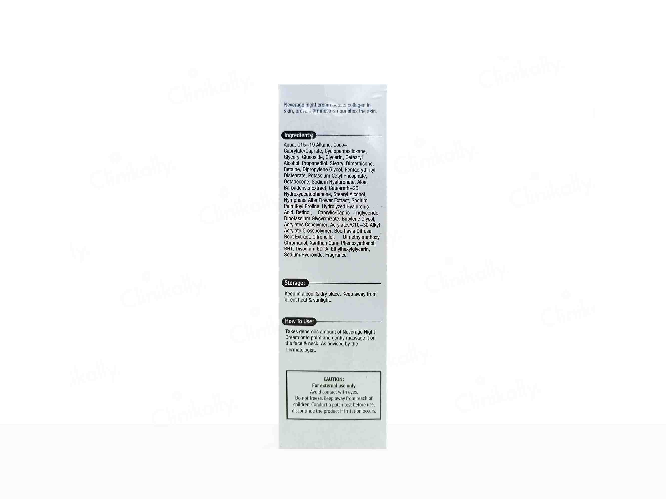 Neverage Night Anti Ageing Cream 30Gm