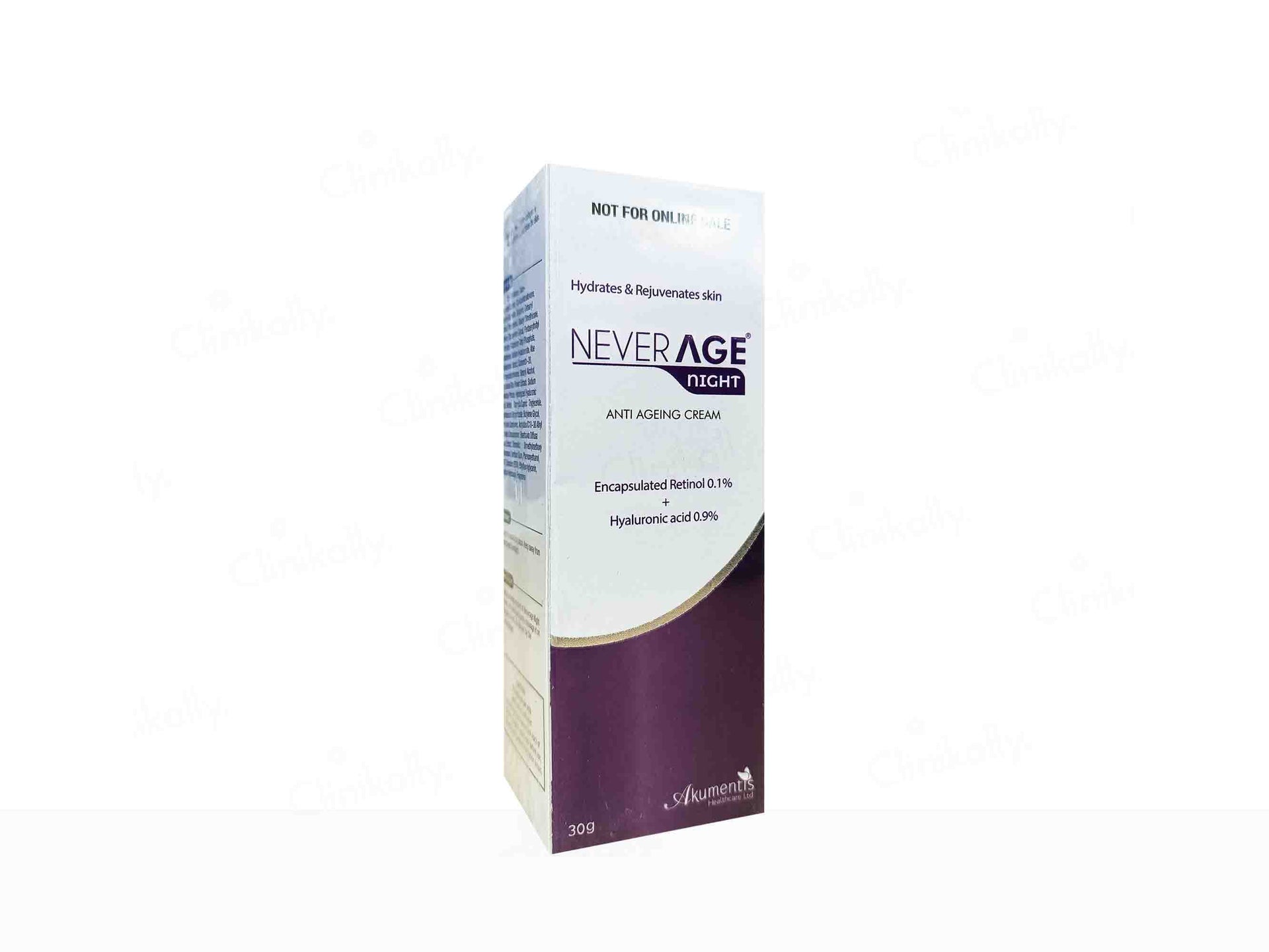 Neverage Night Anti Ageing Cream 30Gm