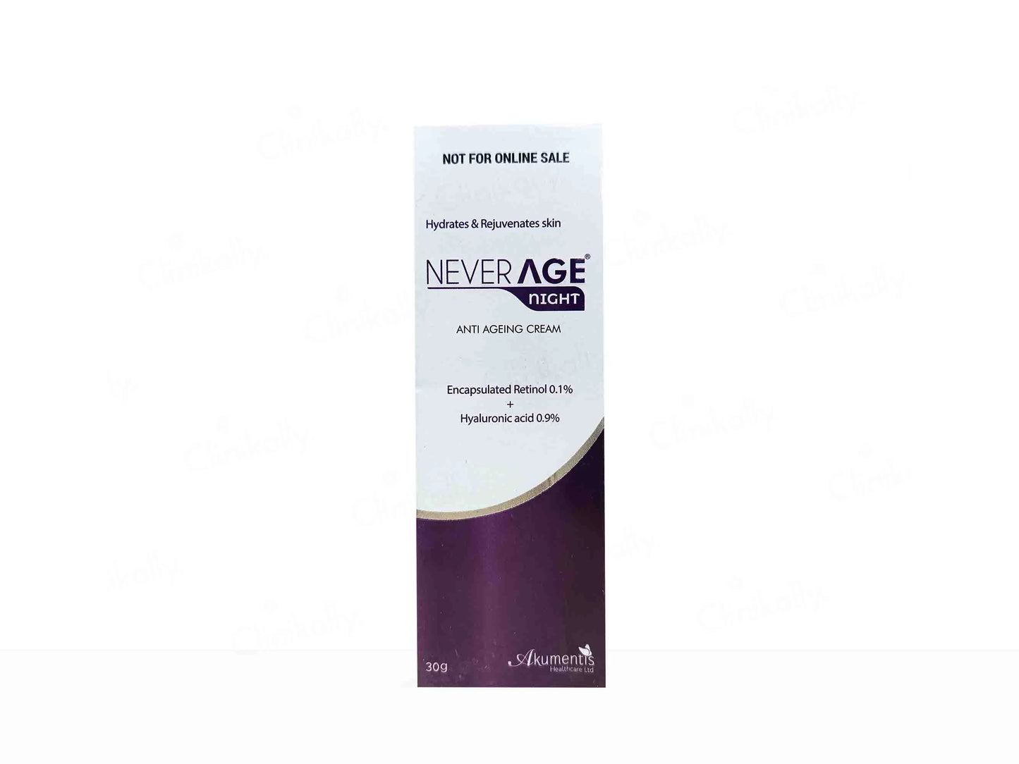 Neverage Night Anti Ageing Cream 30Gm