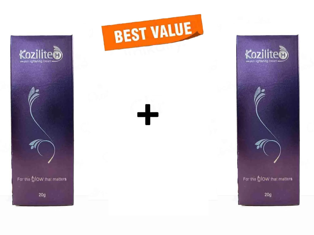 Kozilite H Skin Lightening Cream 20Gm Pack Of 2