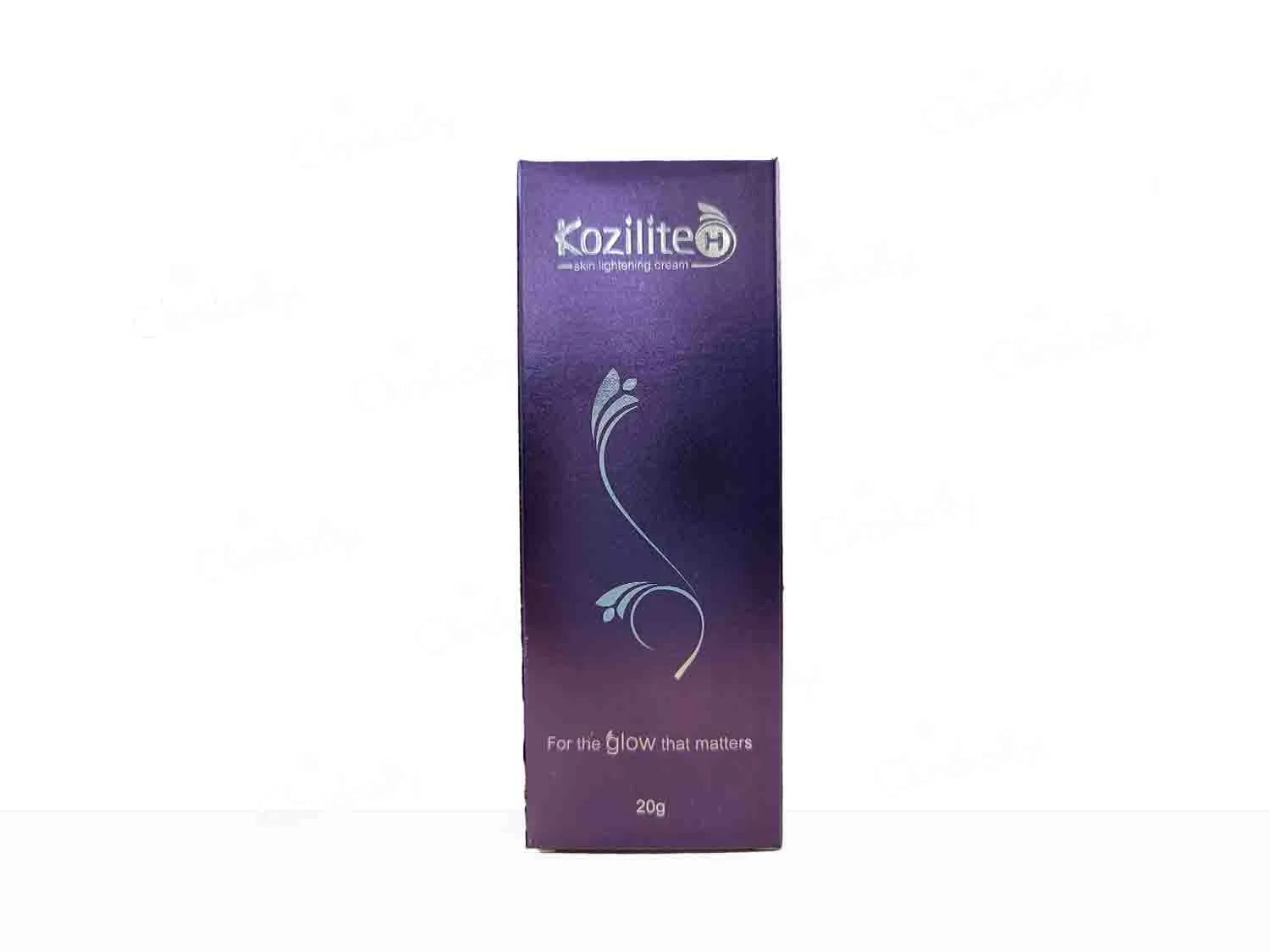 Kozilite H Skin Lightening Cream 20Gm Pack Of 2