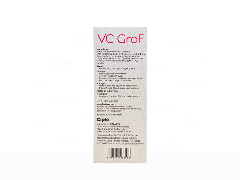 VC GroF Cellglow Liquid 30Gm