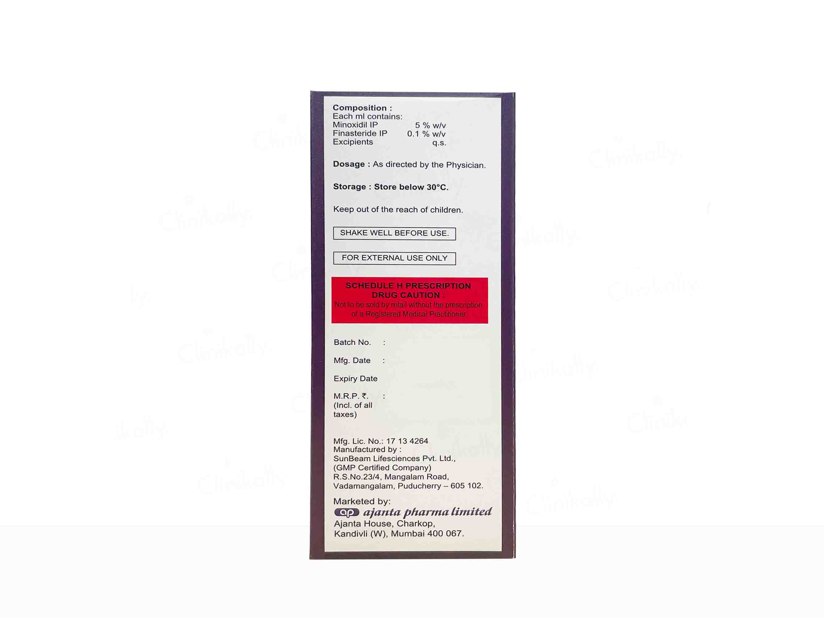 Ajanta Tricosilk Pro Hair Solution 60ML