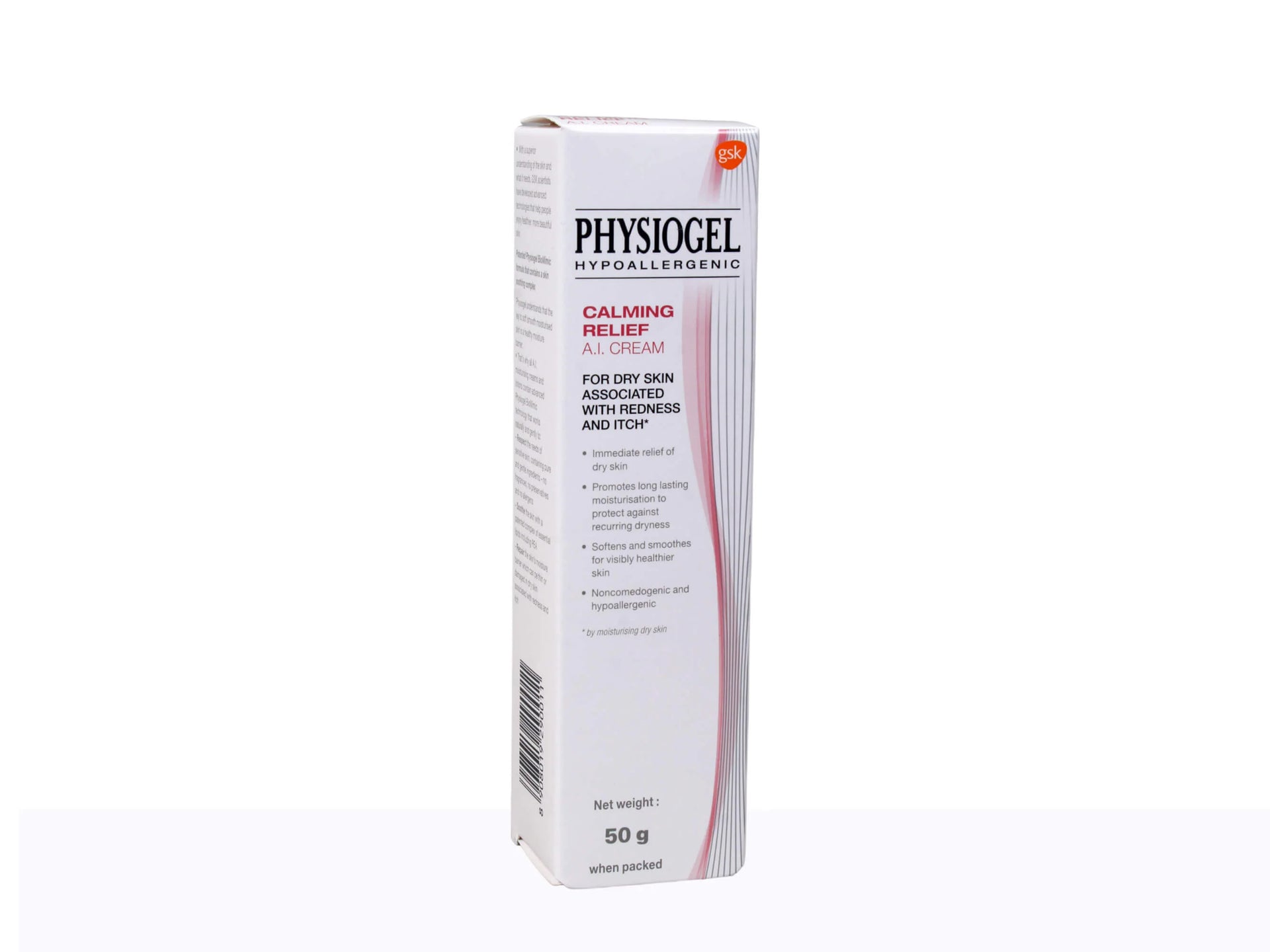 Physiogel Hypoallergenic Calming Relief A.I. Cream 50Gm