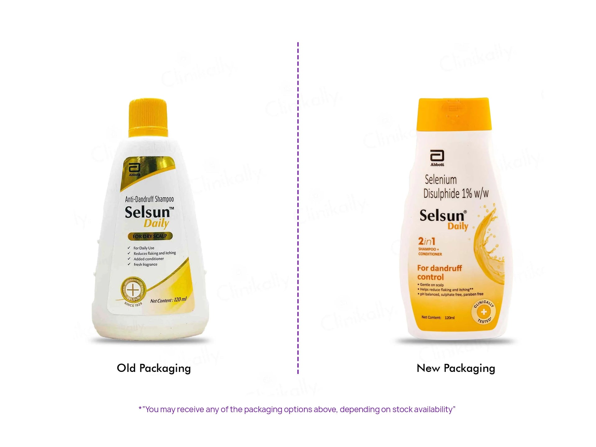 Selsun Daily Anti Dandruff Shampoo For Dry Scalp 120Ml Pack 2