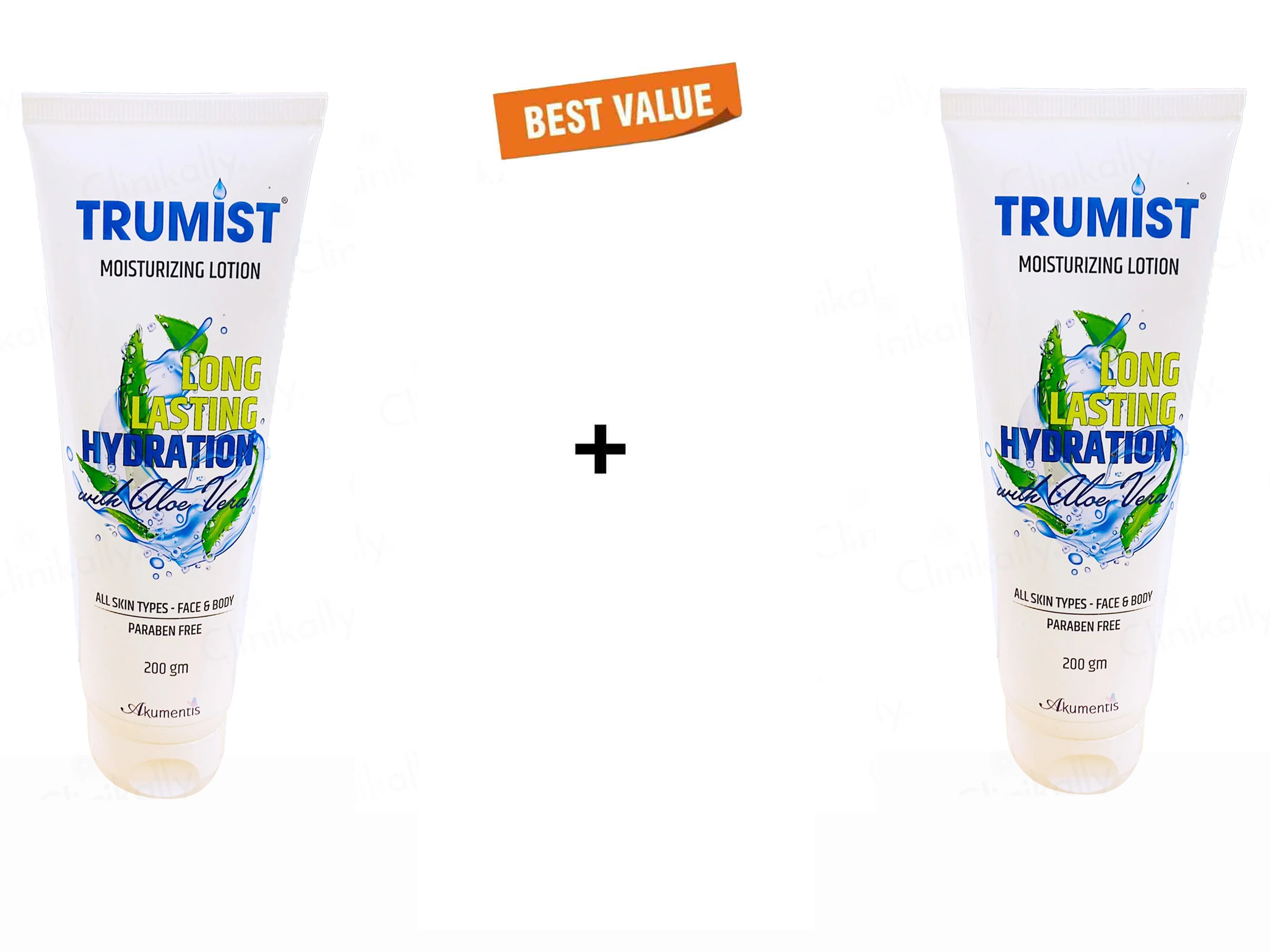 Akumentis Trumist Moisturizing Lotion For All Skin Types 200Gm Pack Of 2