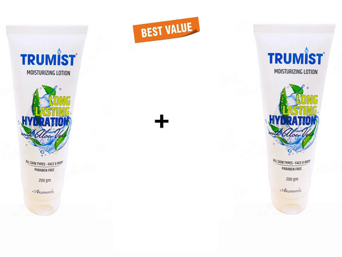 Akumentis Trumist Moisturizing Lotion For All Skin Types 200Gm Pack Of 2