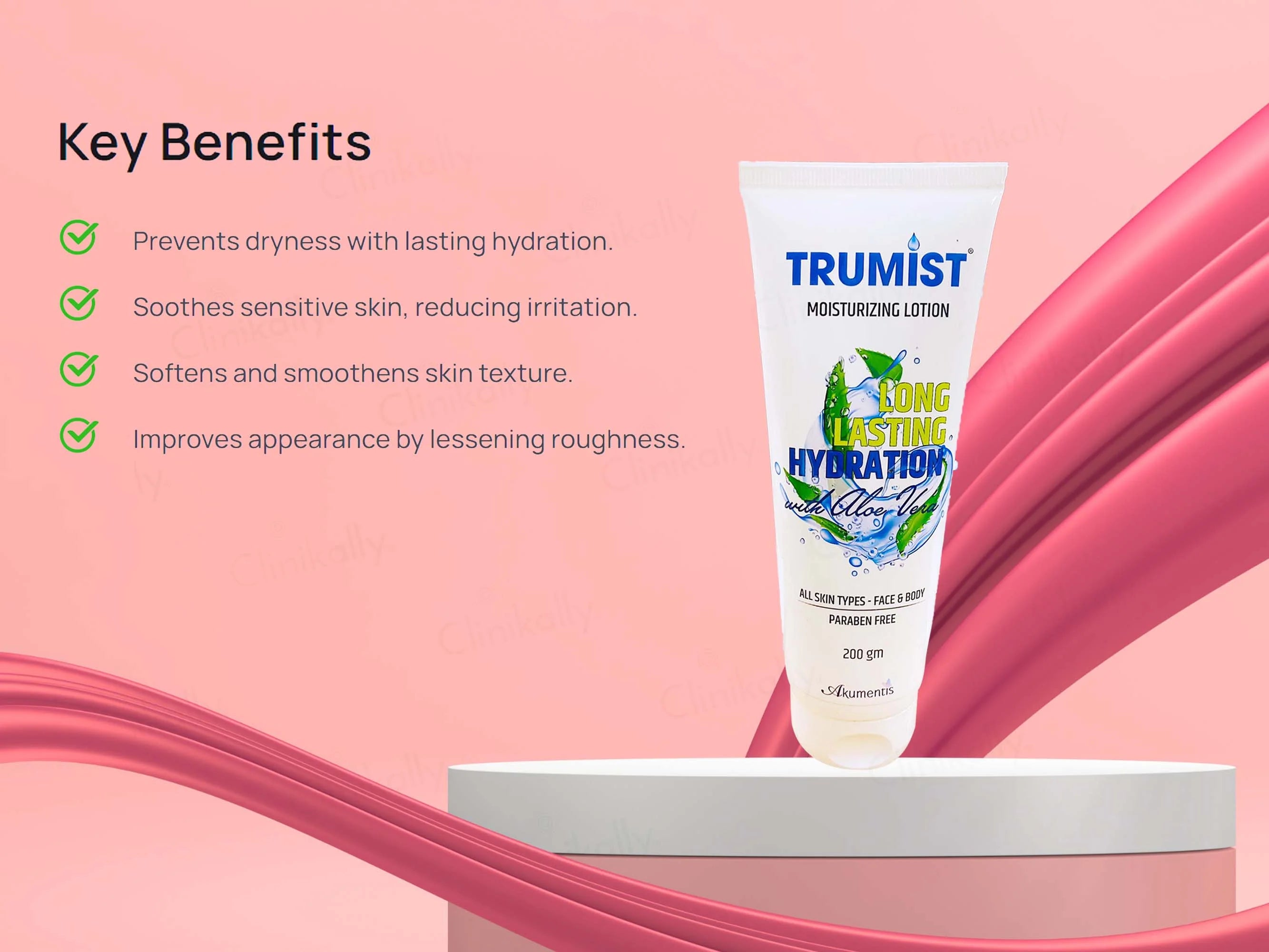 Akumentis Trumist Moisturizing Lotion For All Skin Types 200Gm Pack Of 2