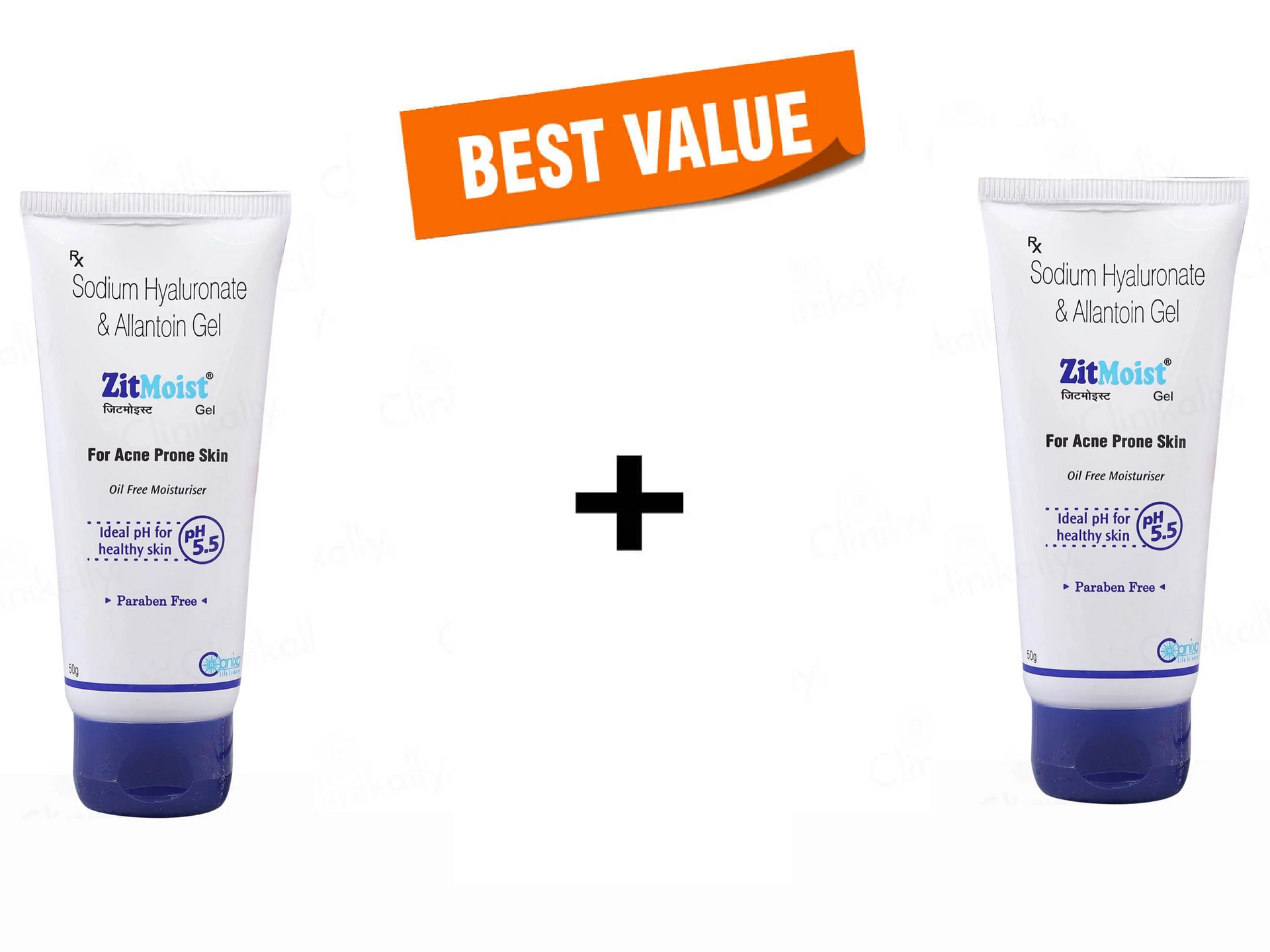 Zitmoist Oil Free Moisturiser Gel 50 gm (Combo) 2 x 50 gm